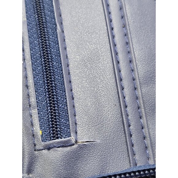 Vintage Lisa Frank Denim Full Zip Planner Wallet Purse Agenda Bag 20cm×13cm - Picture 6 of 16